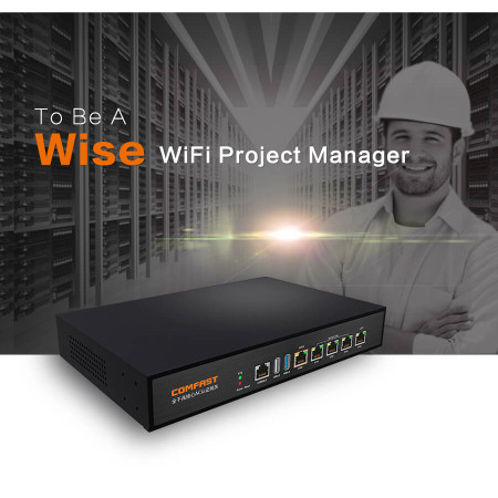 2019 Comfast Full Gigabit AC Authentication Gateway Routing MT7621 CF-AC100 880Mhz Core Gateway wifi project manage Routers