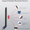 USB Wifi Adapter Bluetooth 4.2 Dual Frequency 650Mbps Two In One Wireless Network Card Computer PC Adapter WiFi Receiver