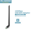 2019 ~ COMFAST Free driver usb wifi wireless PC network card 150Mbps Mini wifi adapter with 6dBi antenna WPS one key encryption