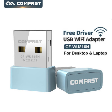 Free Driver 2.4G Wireless WiFi Adapter COMFAST CF-WU816N 150Mbps Mini USB WiFi Adapter for Laptop Support Windows XP/7/8/8.1/10